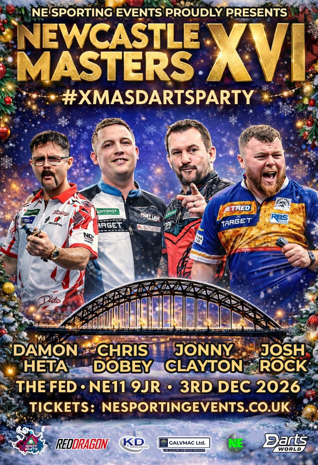 NEWCASTLE MASTERS XVI - 3rd December 2026