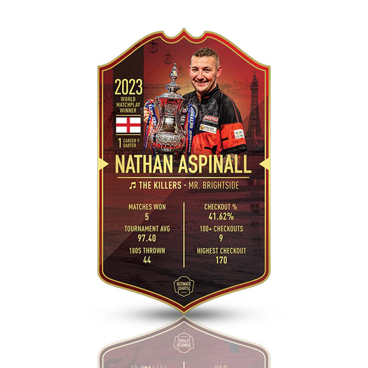 Nathan Aspinall Signed Ultimate Card