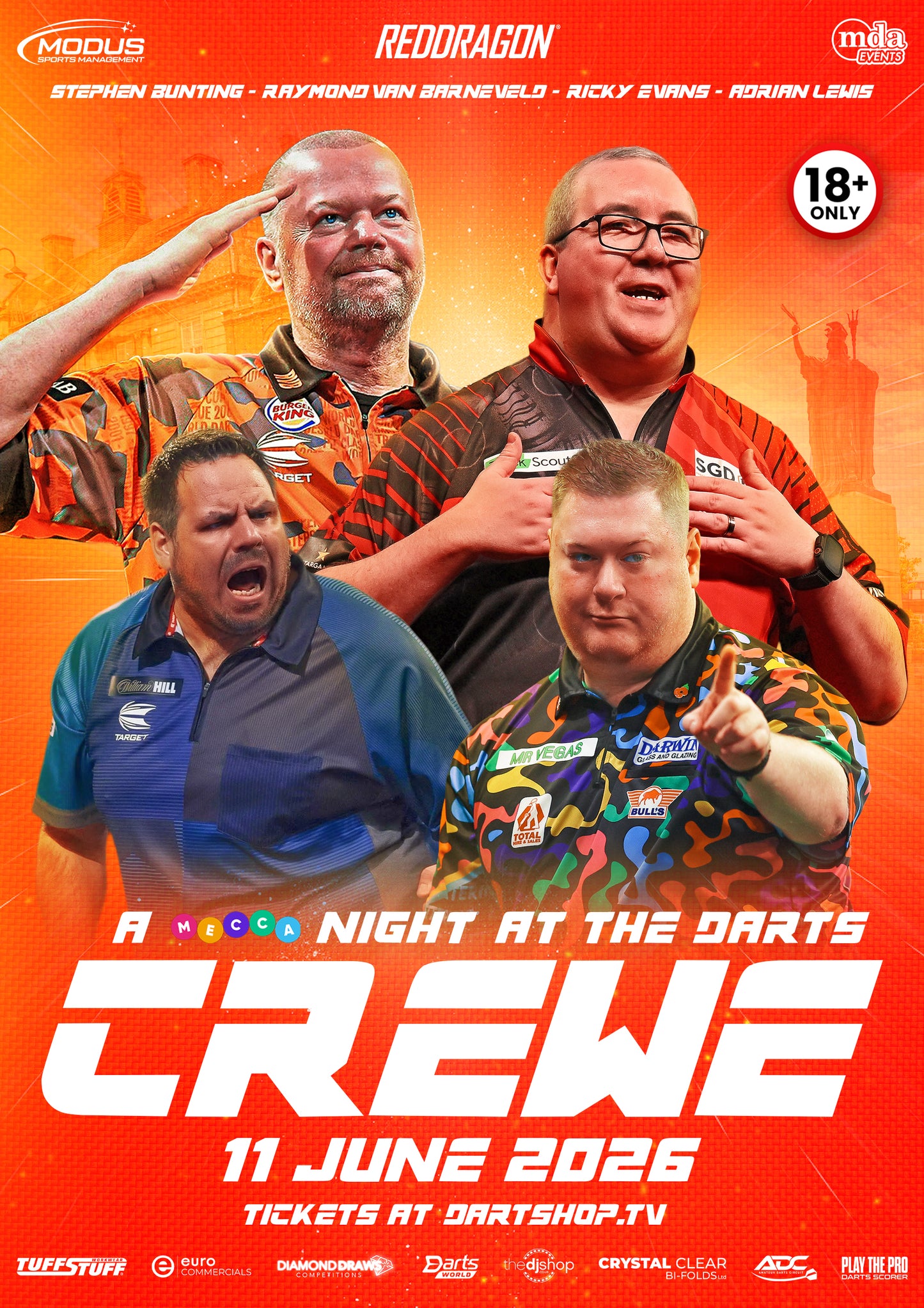 A Mecca Night at the Darts Crewe - 11th June 2026