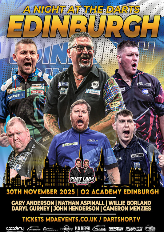 A Night at the Darts Edinburgh - 30th November 2025