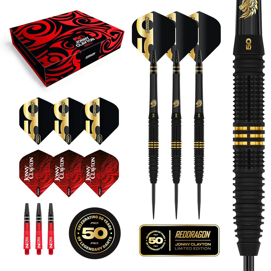 Jonny Clayton Signed 50 Year Edition Darts
