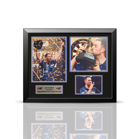 Luke Humphries Signed Premier League Champion Frame