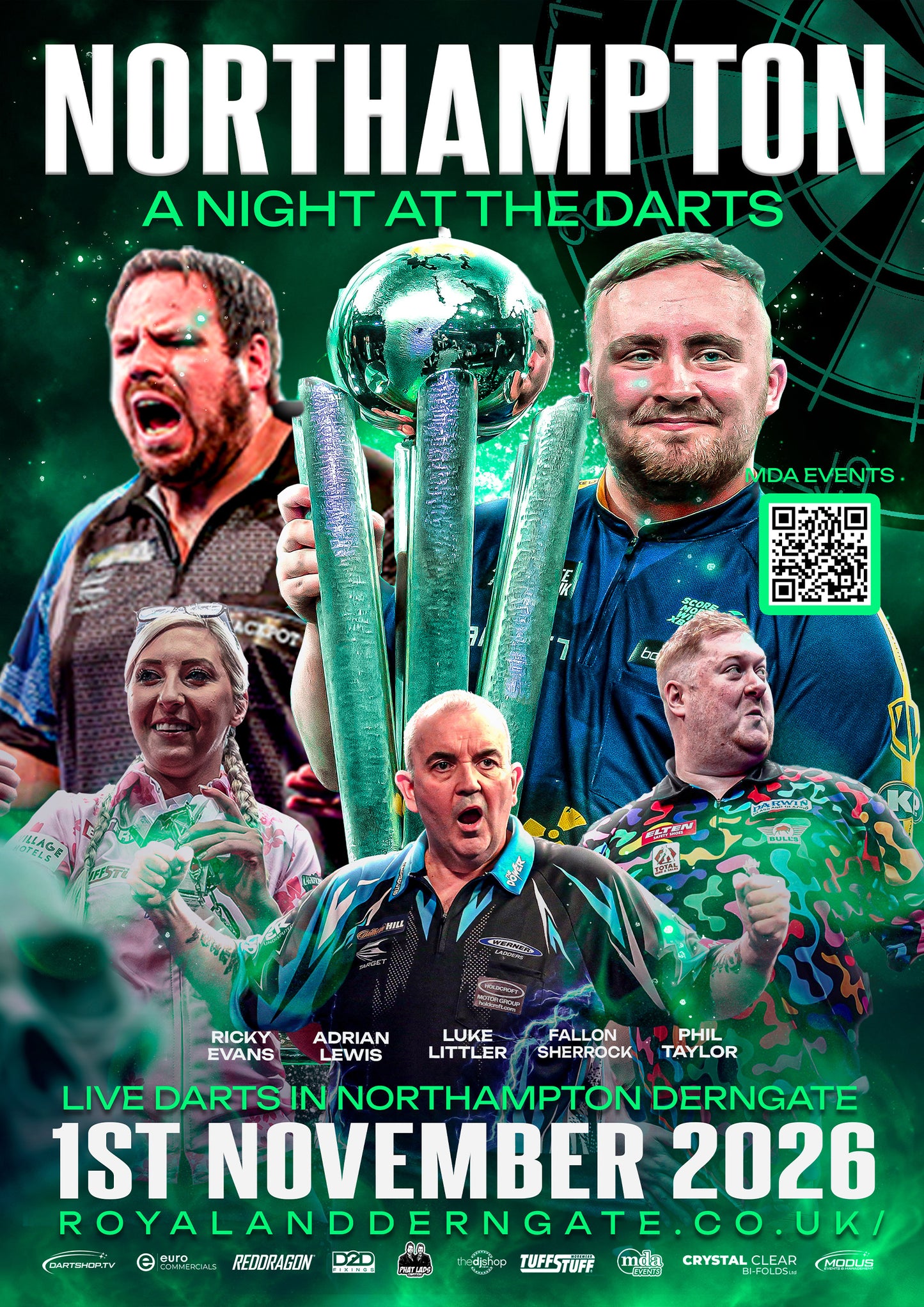 A Night at the Darts Northampton - 1st November 2026