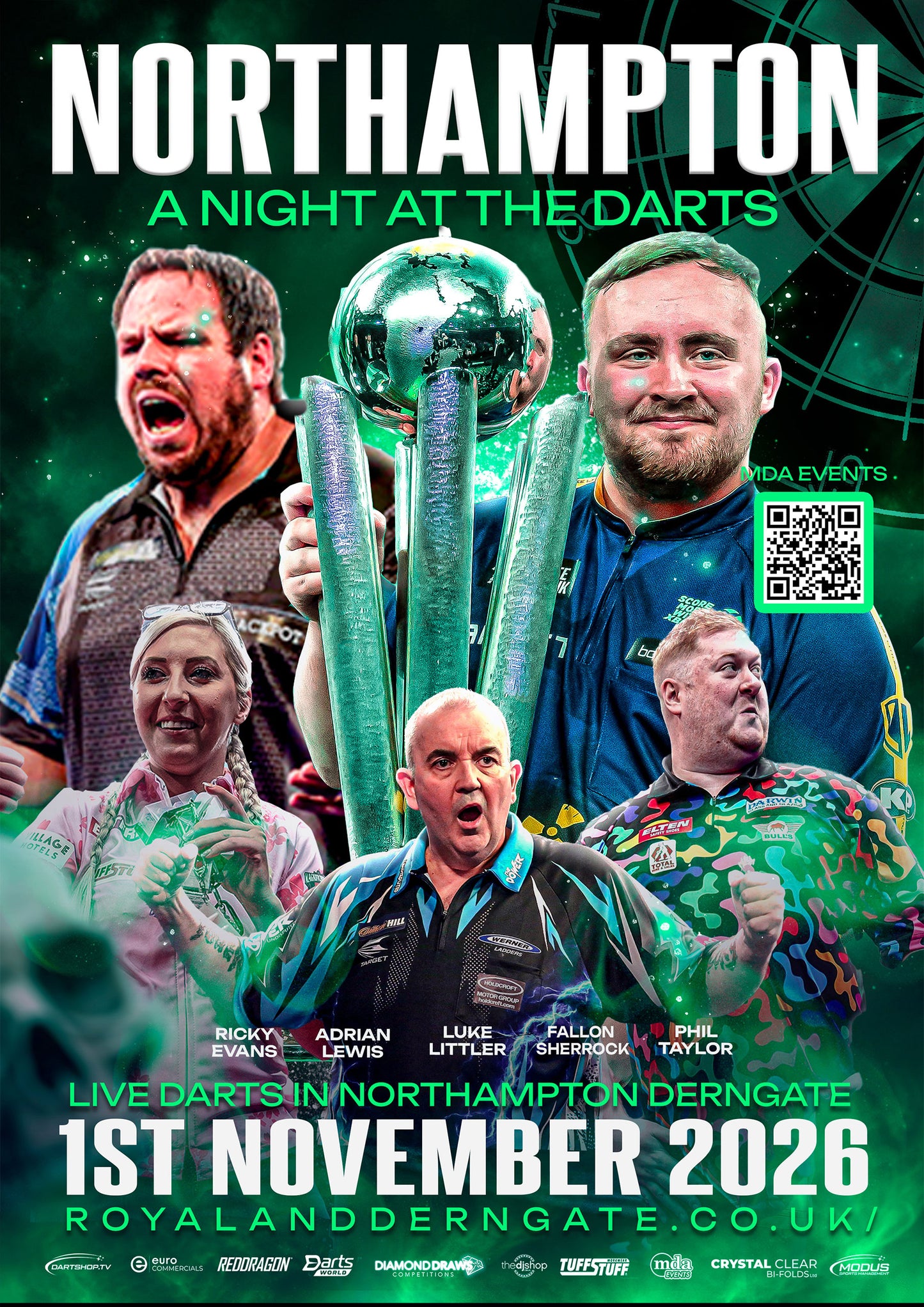 A Night at the Darts Northampton - 1st November 2026