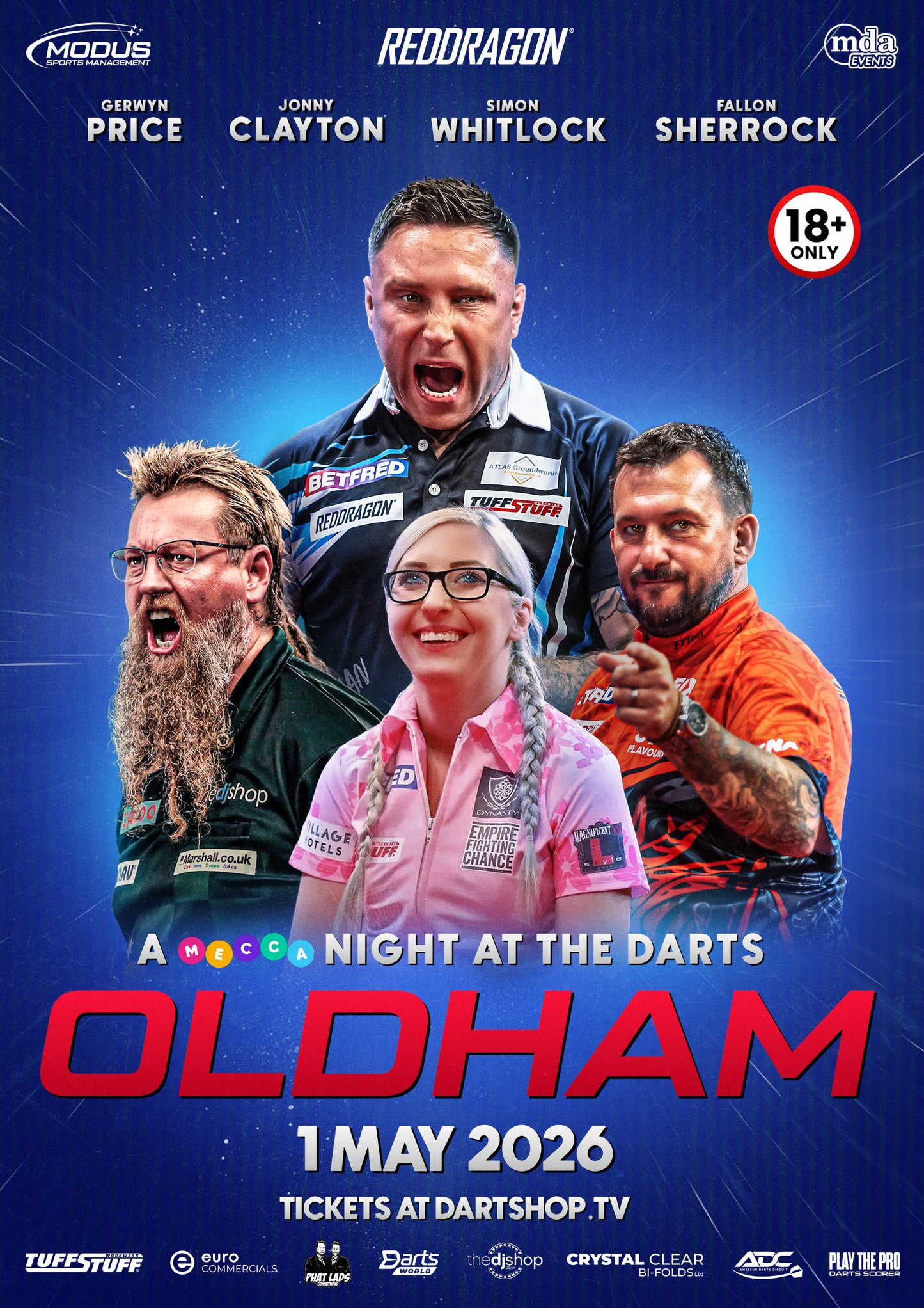 A Mecca Night at the Darts Oldham - 1st May 2026