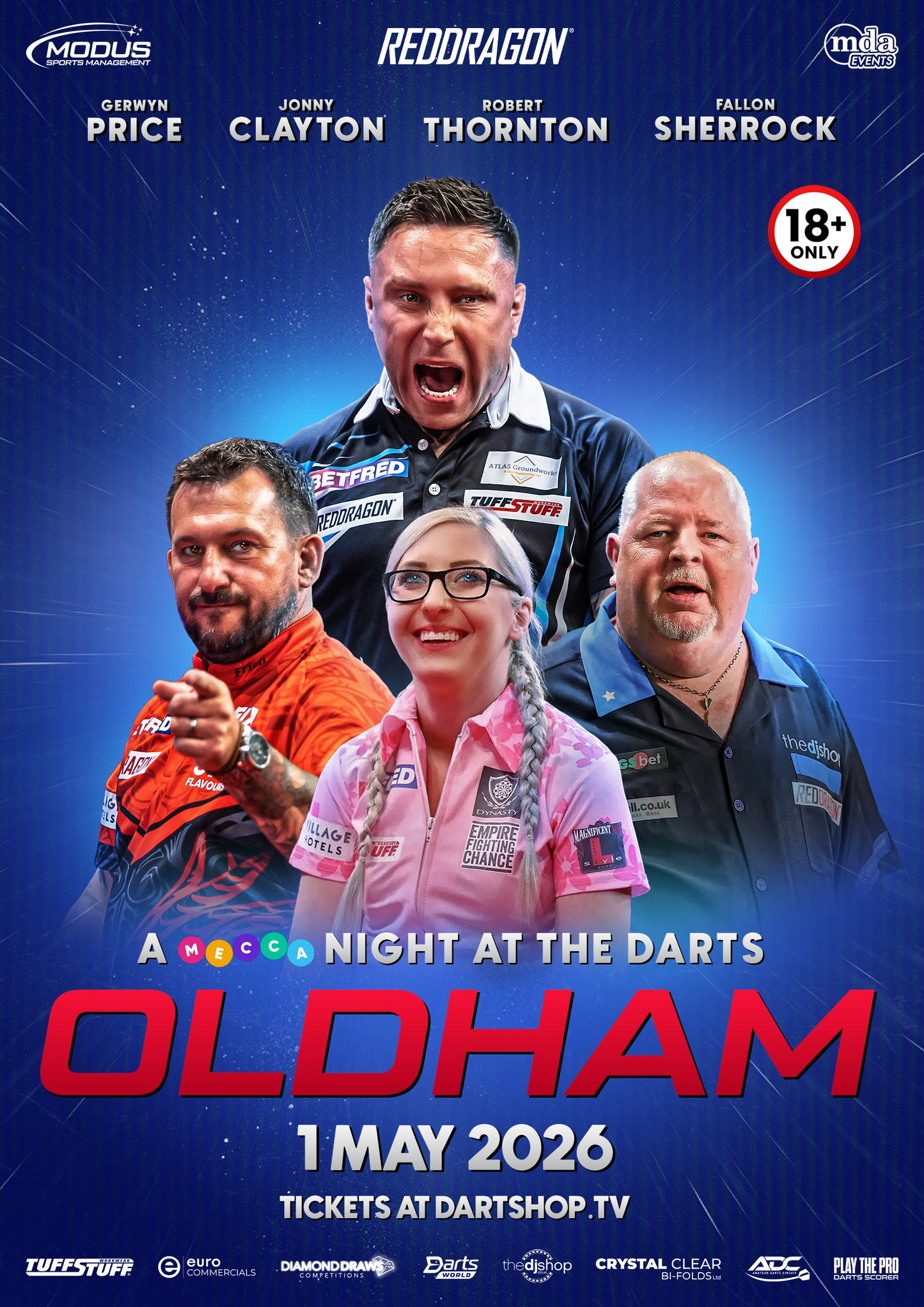 A Mecca Night at the Darts Oldham - 1st May 2026