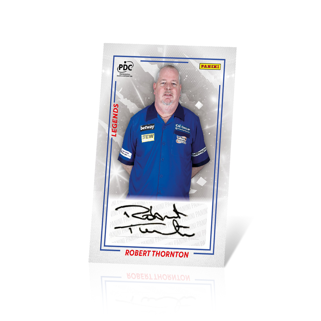 Robert Thornton Legends Autographed Trading Card
