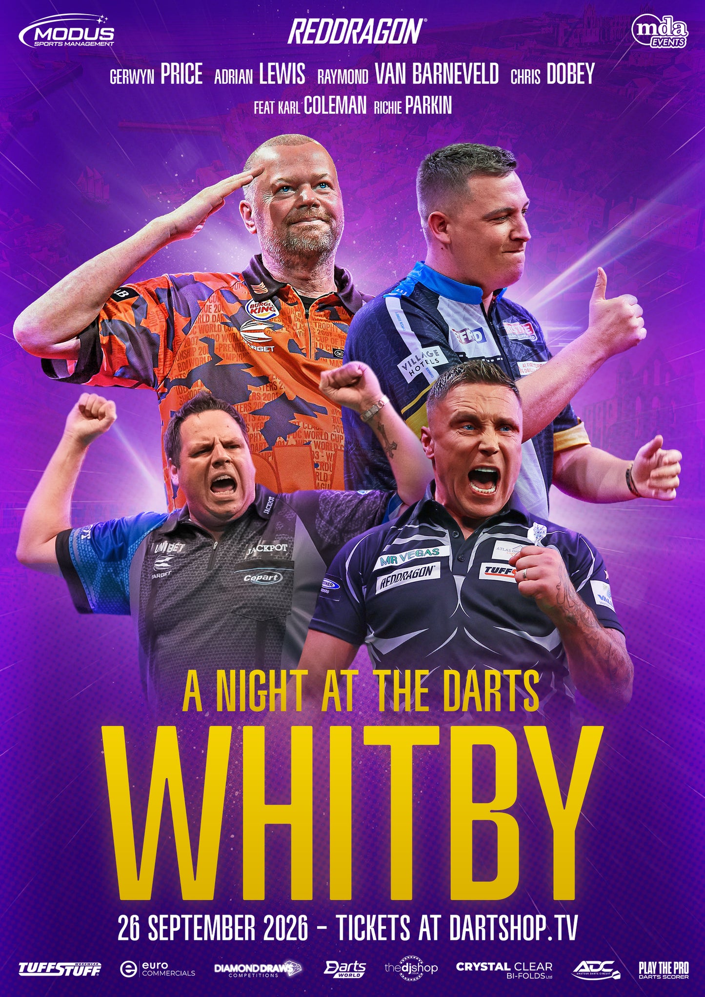 A Mecca Night at the Darts Whitby - 26th September 2026