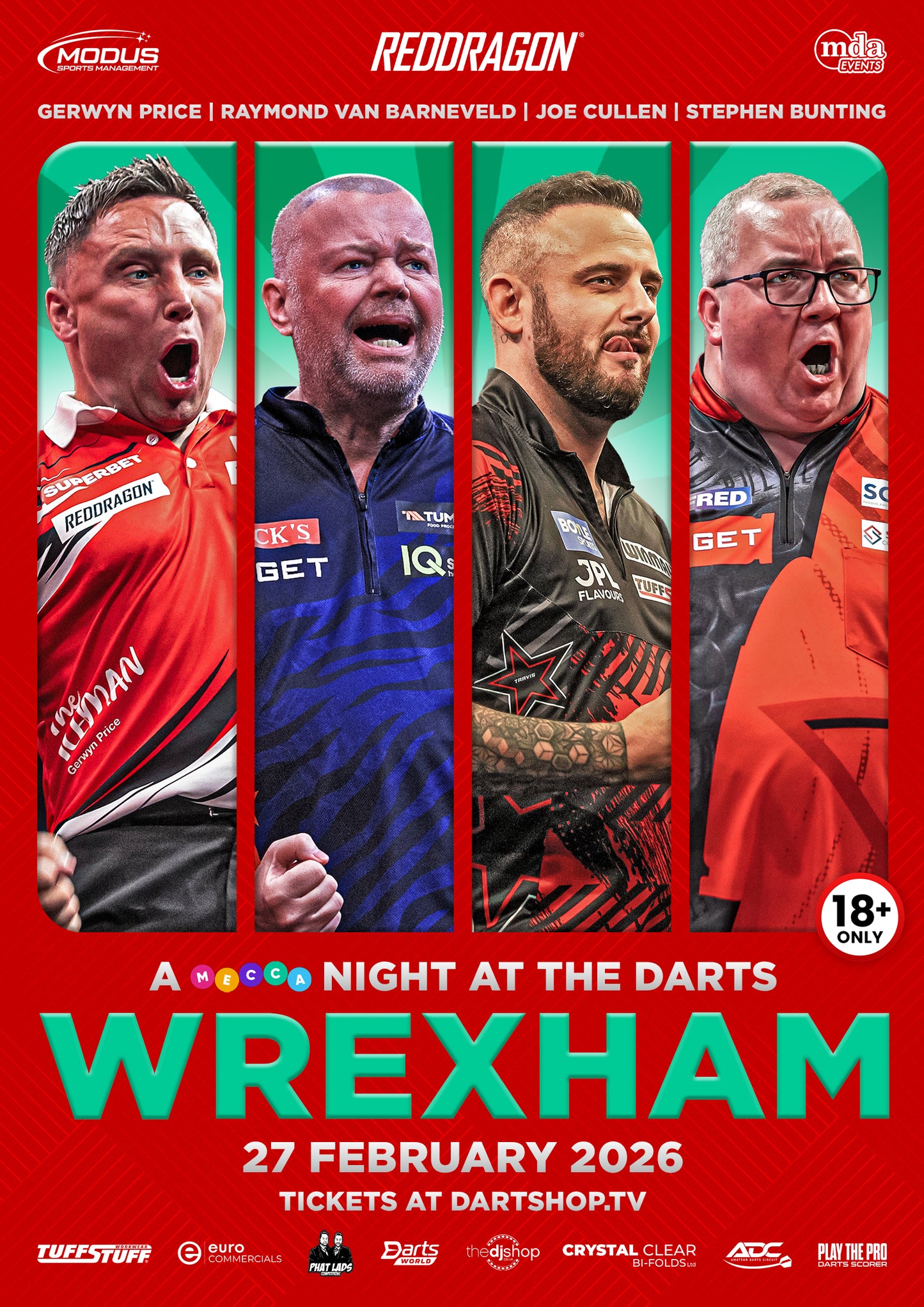 A Mecca Night at the Darts Wrexham - 27th February 2026