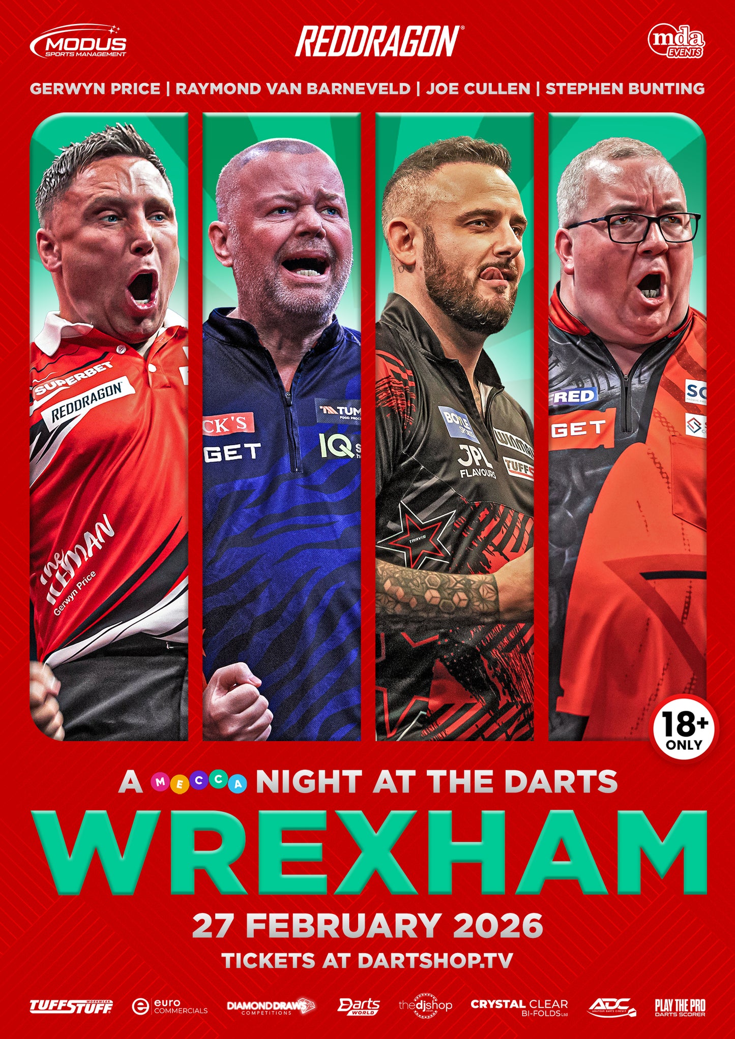 A Mecca Night at the Darts Wrexham - 27th February 2026
