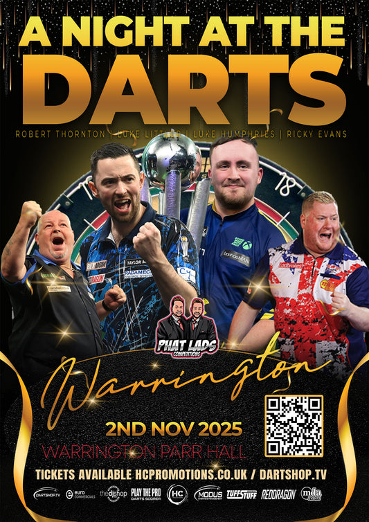 A Night at the Darts Warrington - 2nd November 2025