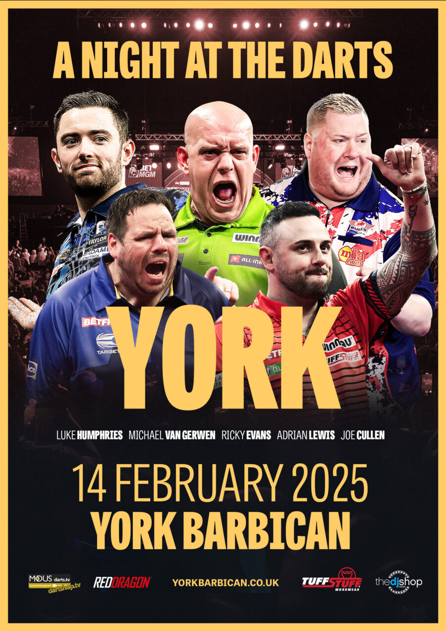 A Night at the Darts York - 14th February 2025