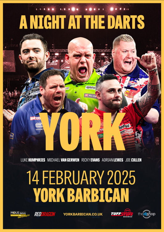 A Night at the Darts York - 14th February 2025