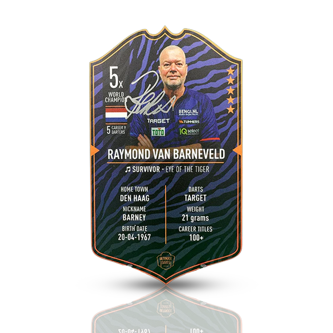 Raymond van Barneveld Signed Ultimate Card