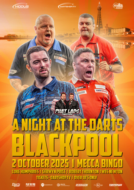 A Night at the Darts Blackpool – 2nd October 2025