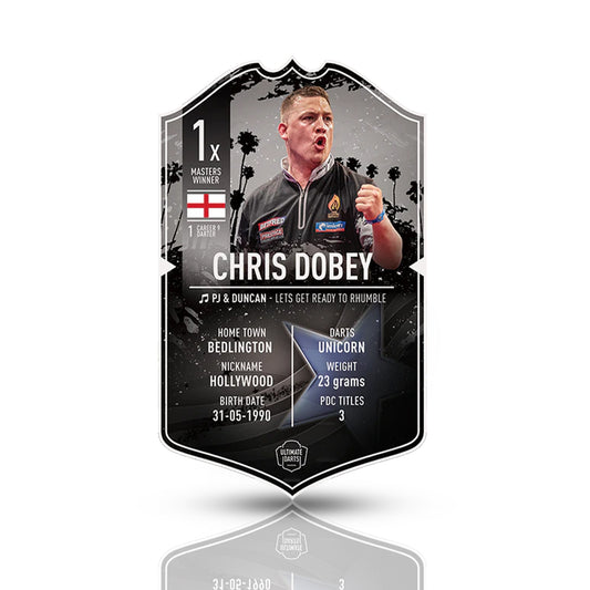 Chris Dobey Signed Ultimate Card