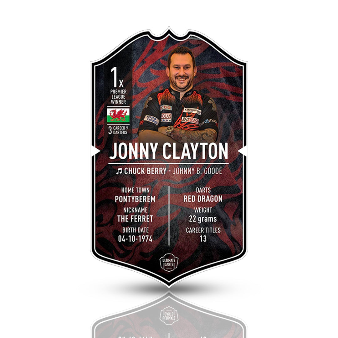 Jonny Clayton Signed Ultimate Card