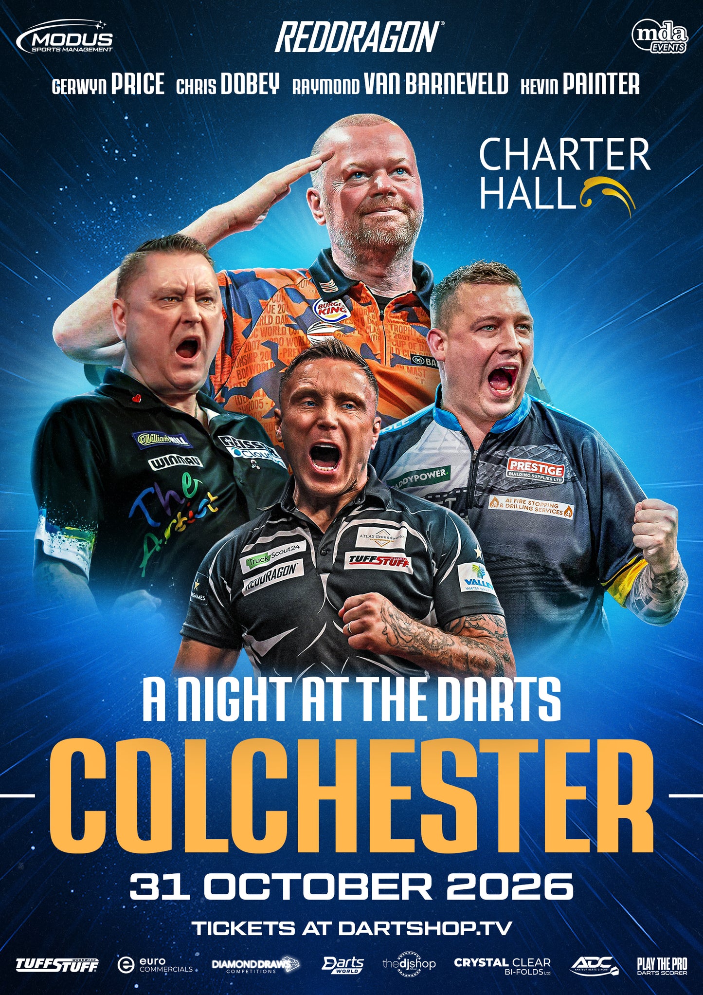 A Night At The Darts Colchester - 31st October 26