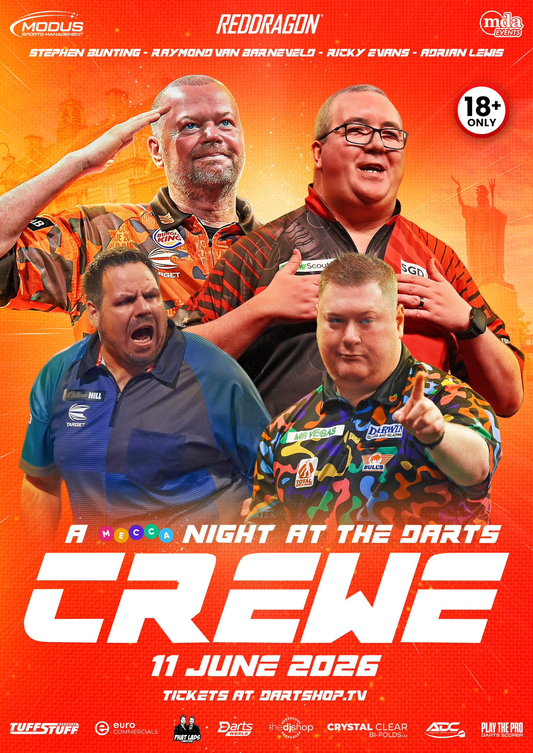 A Mecca Night at the Darts Crewe - 11th June 2026