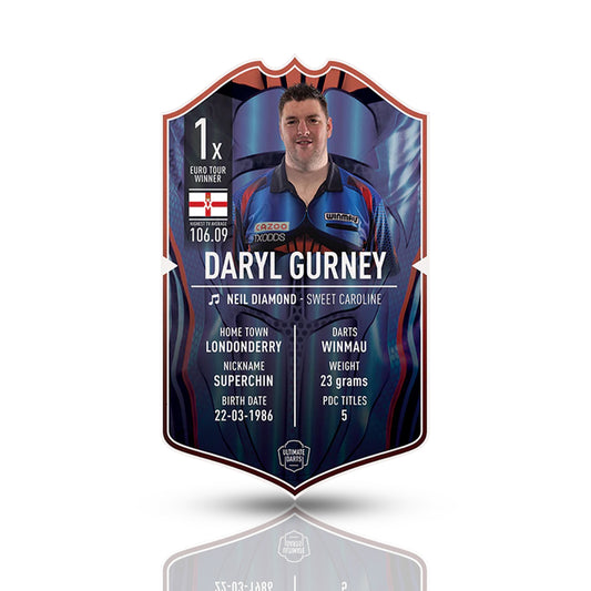 Daryl Gurney Signed Ultimate Card