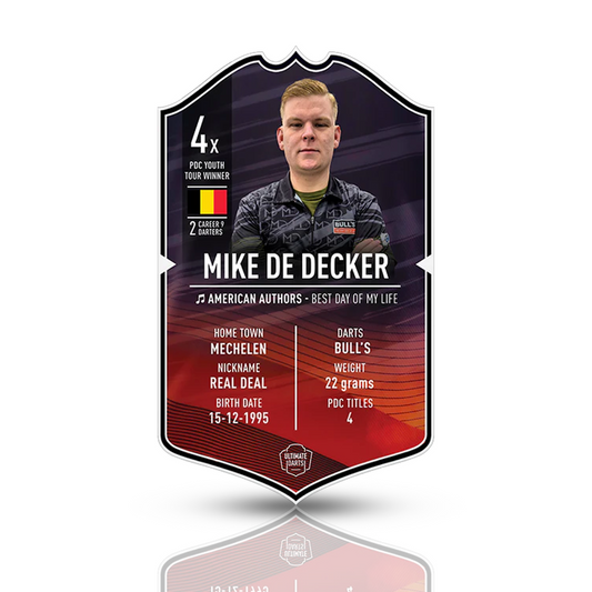 Mike De Decker Signed Ultimate Card