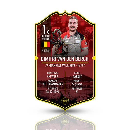 Dimitri Van Den Bergh Signed Ultimate Card