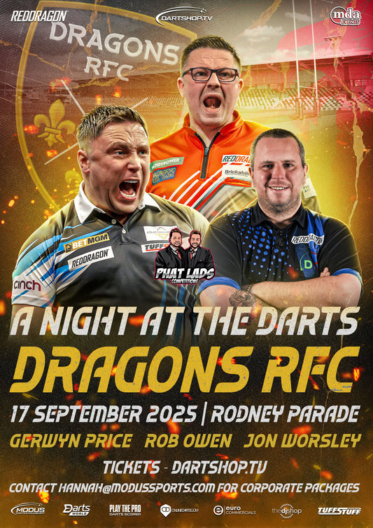 A Night at the Darts Dragons RFC - 17th September 2025