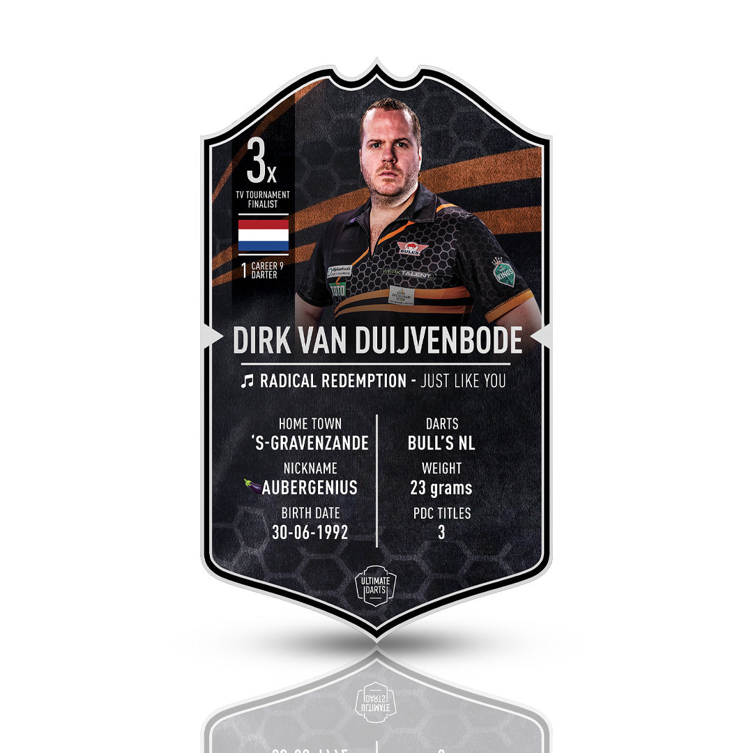 Dirk van Duijvenbode Signed Ultimate Card – Dynamic card showcasing "The Titan," personally signed and perfect for fans.