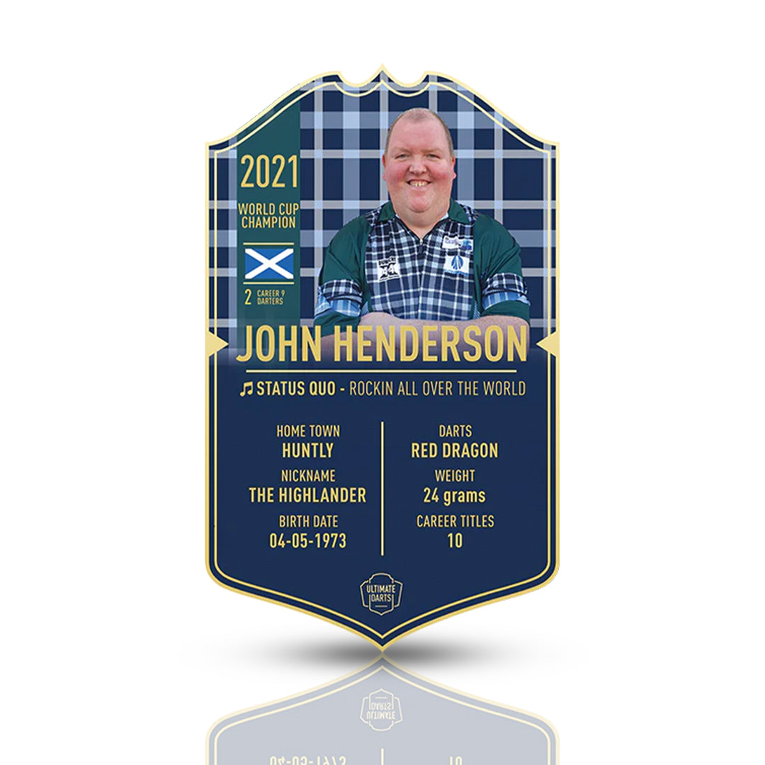 John Henderson Signed Ultimate Card