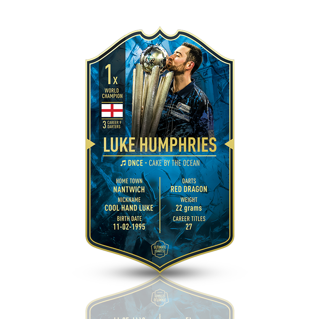 Luke Humphries Signed Ultimate Card