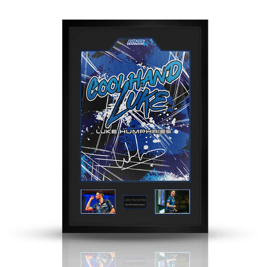 Luke Humphries Framed Official Replica Signed Shirt