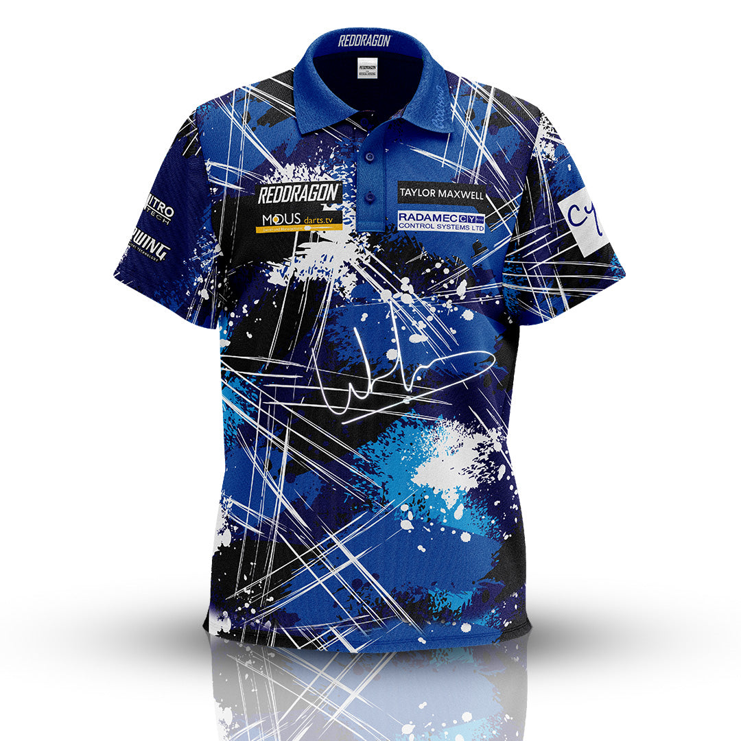 Luke Humphries World Champion Tour Polo Signed Shirt