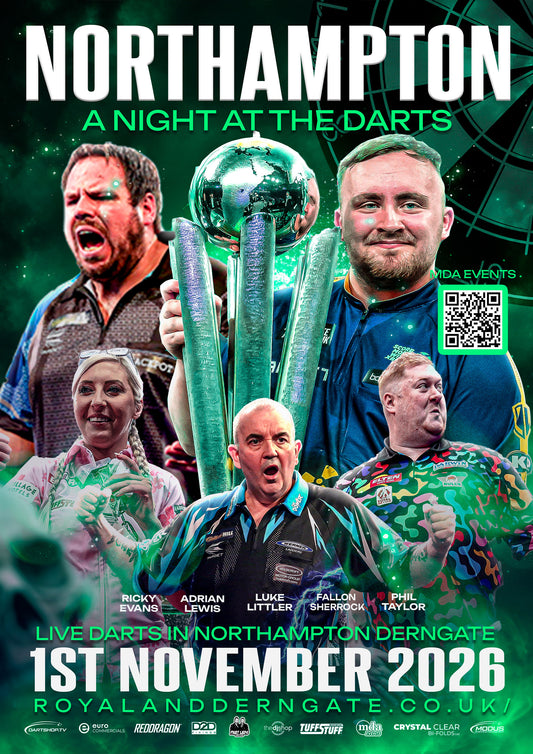 A Night at the Darts Northampton - 1st November 2026