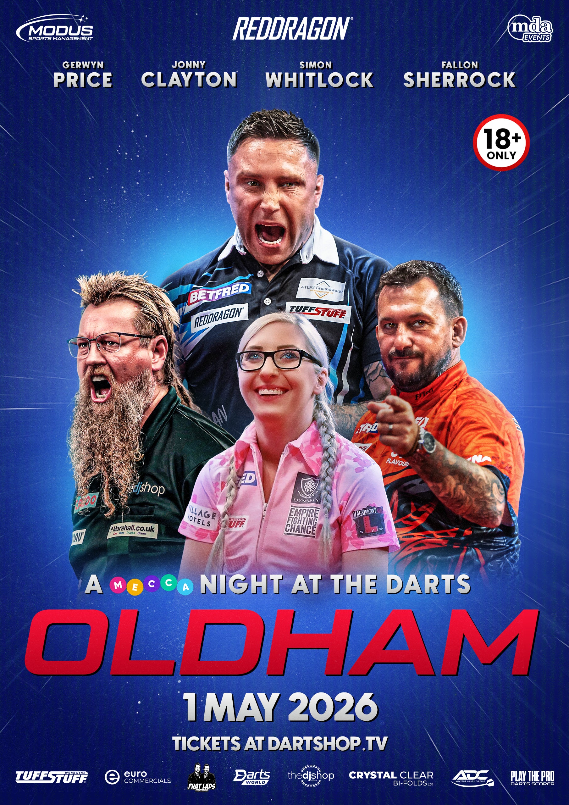 A Mecca Night at the Darts Oldham - 1st May 2026