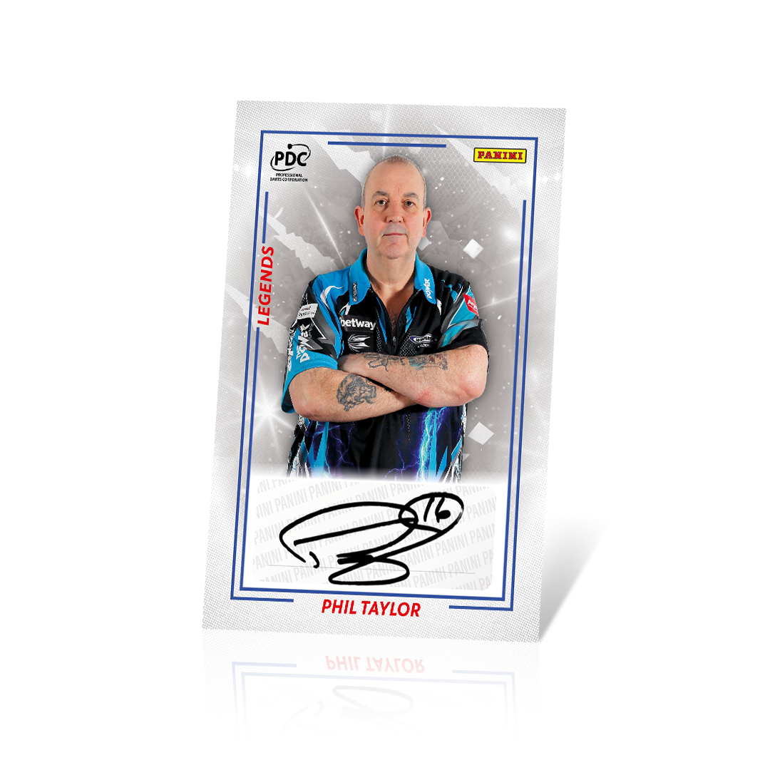 Phil Taylor Autographed Trading Card