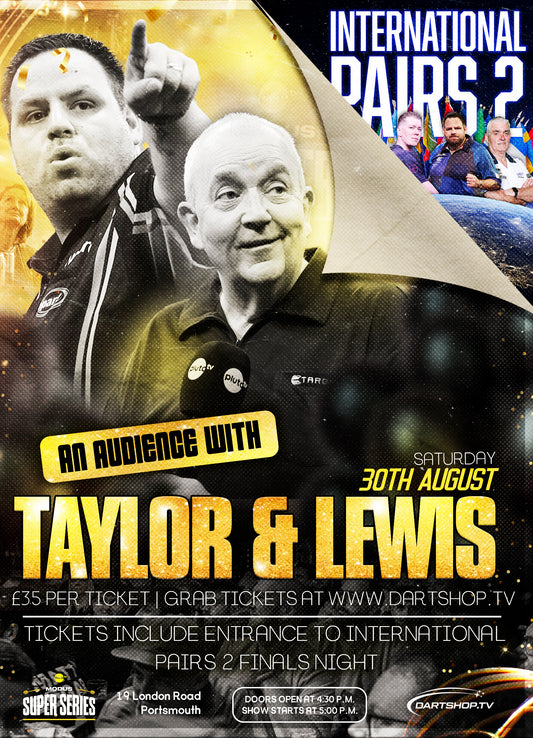 International Pairs 2 Finals | An Audience with Phil Taylor & Adrian Lewis - 30th August 2025