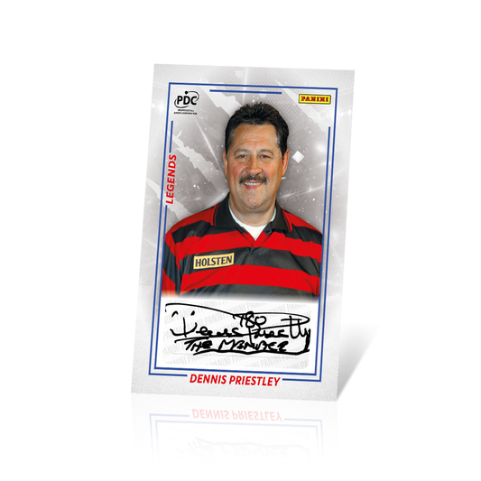 Dennis Priestley Legends Autographed Trading Card