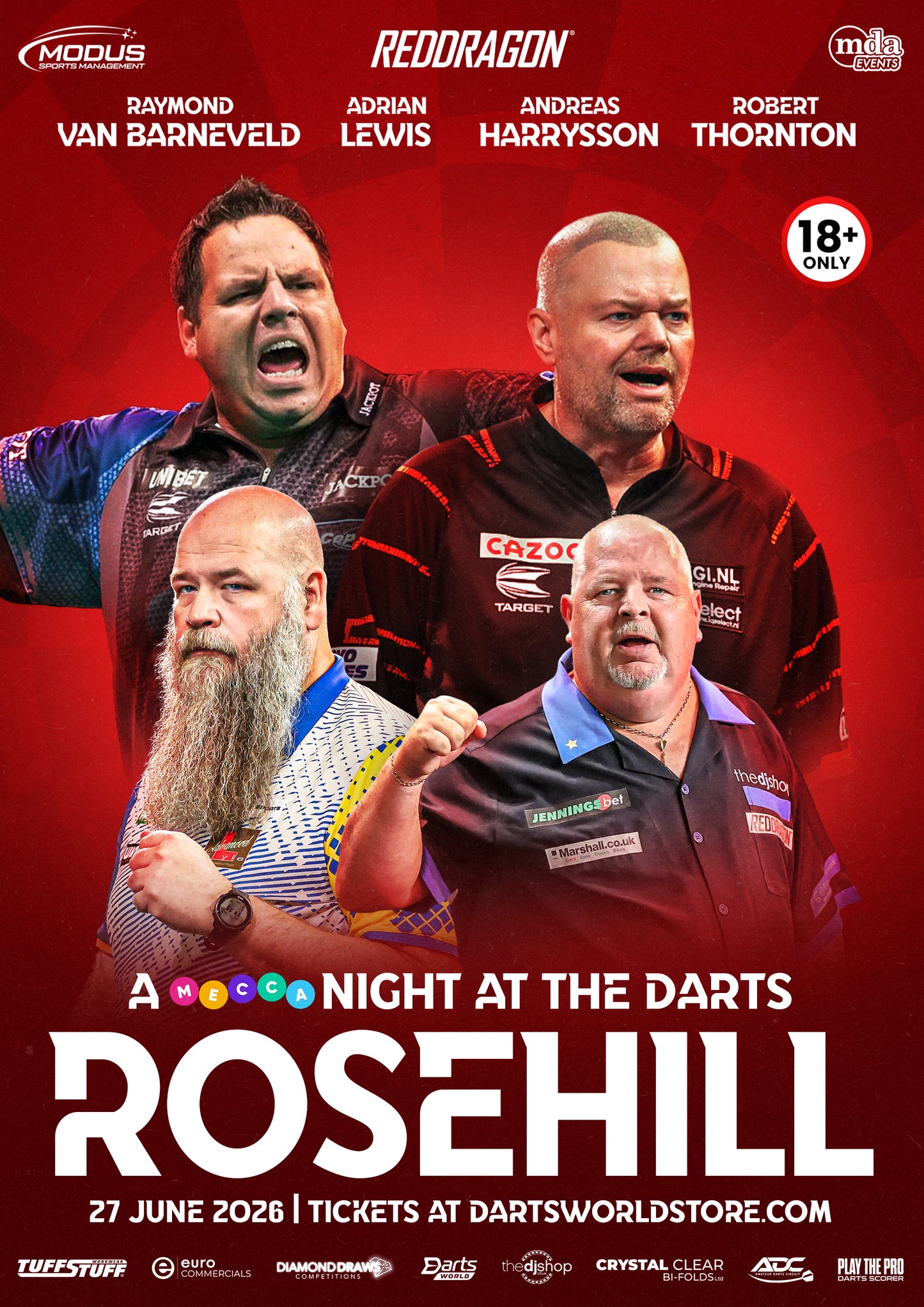 A Mecca Night at the Darts Rosehill - 27th June 2026