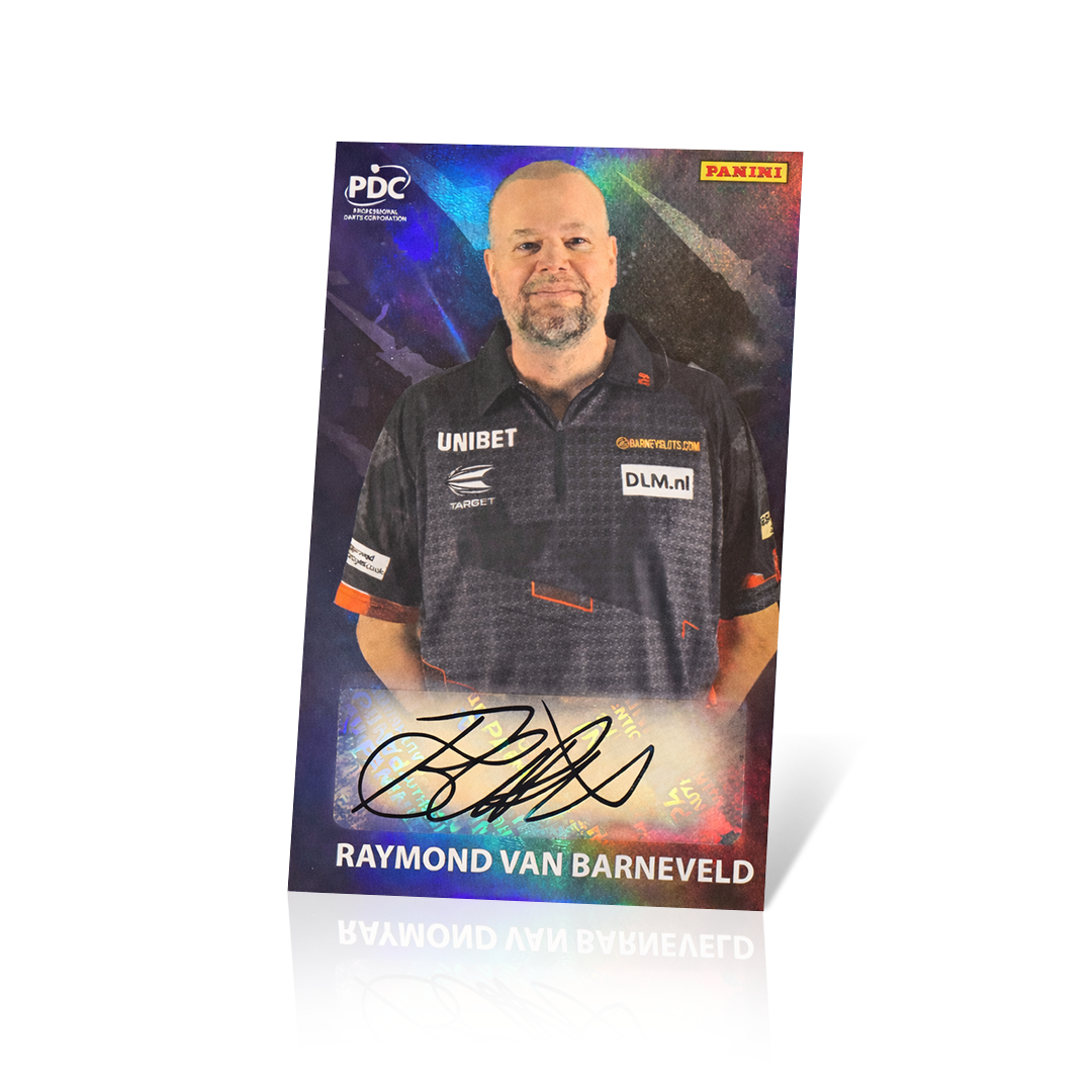 Raymond van Barneveld Autographed Trading Card