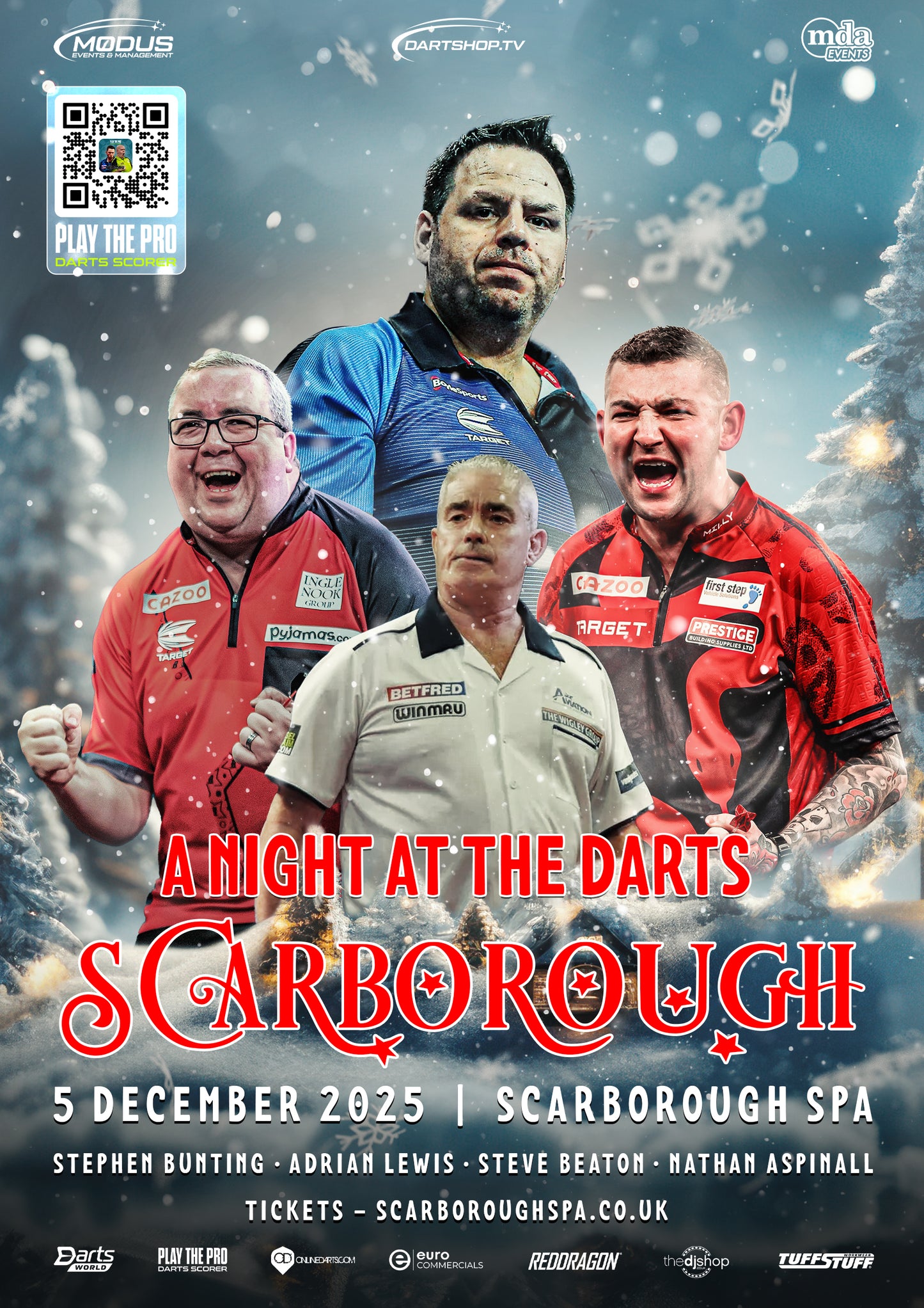 A Night At The Darts Scarborough - 5th December 2025