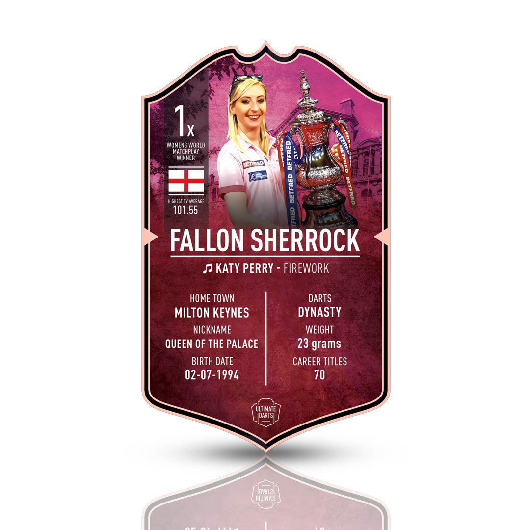 Fallon Sherrock Signed Ultimate Card