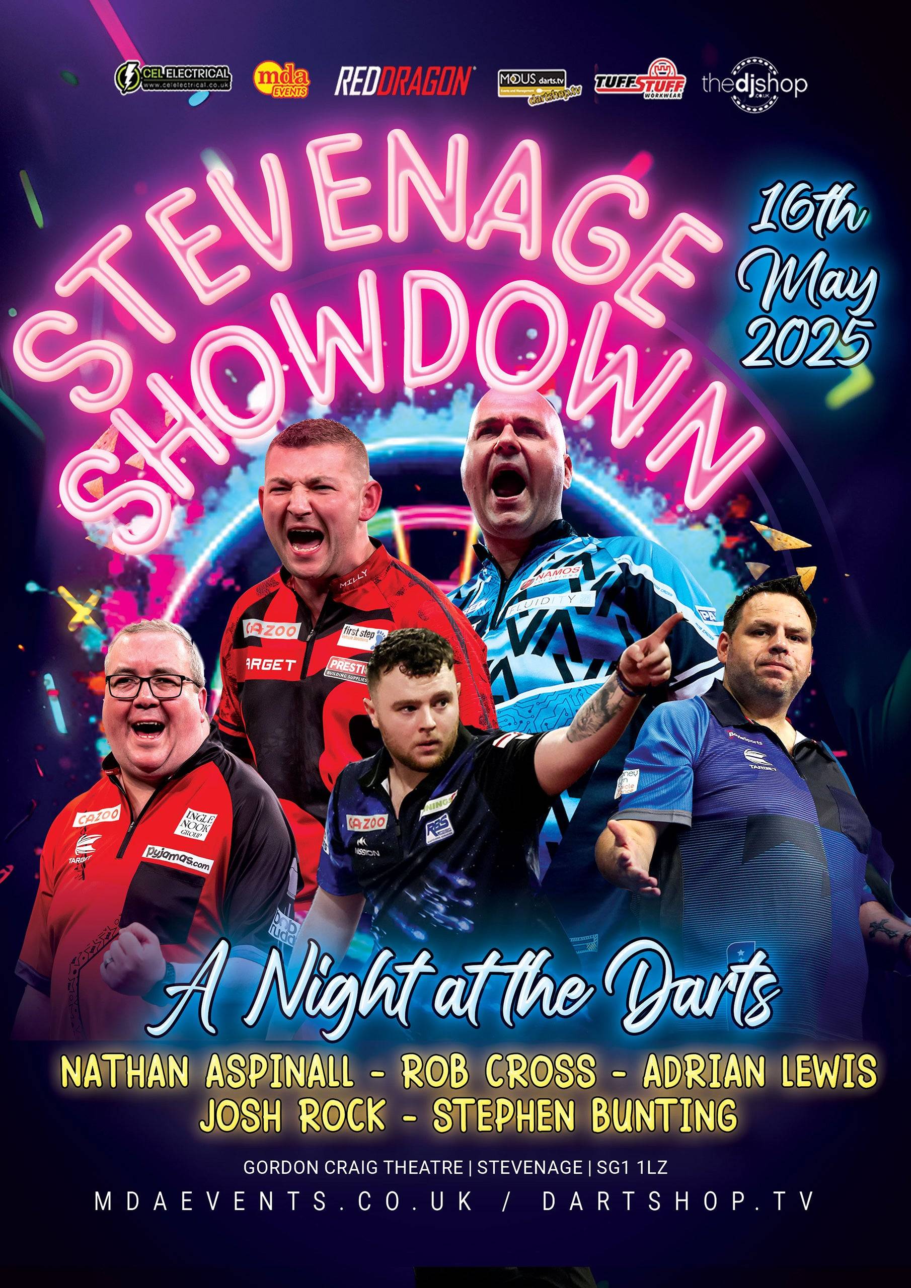 Stevenage Showdown – Gordon Craig Theatre, 16th May 2025.