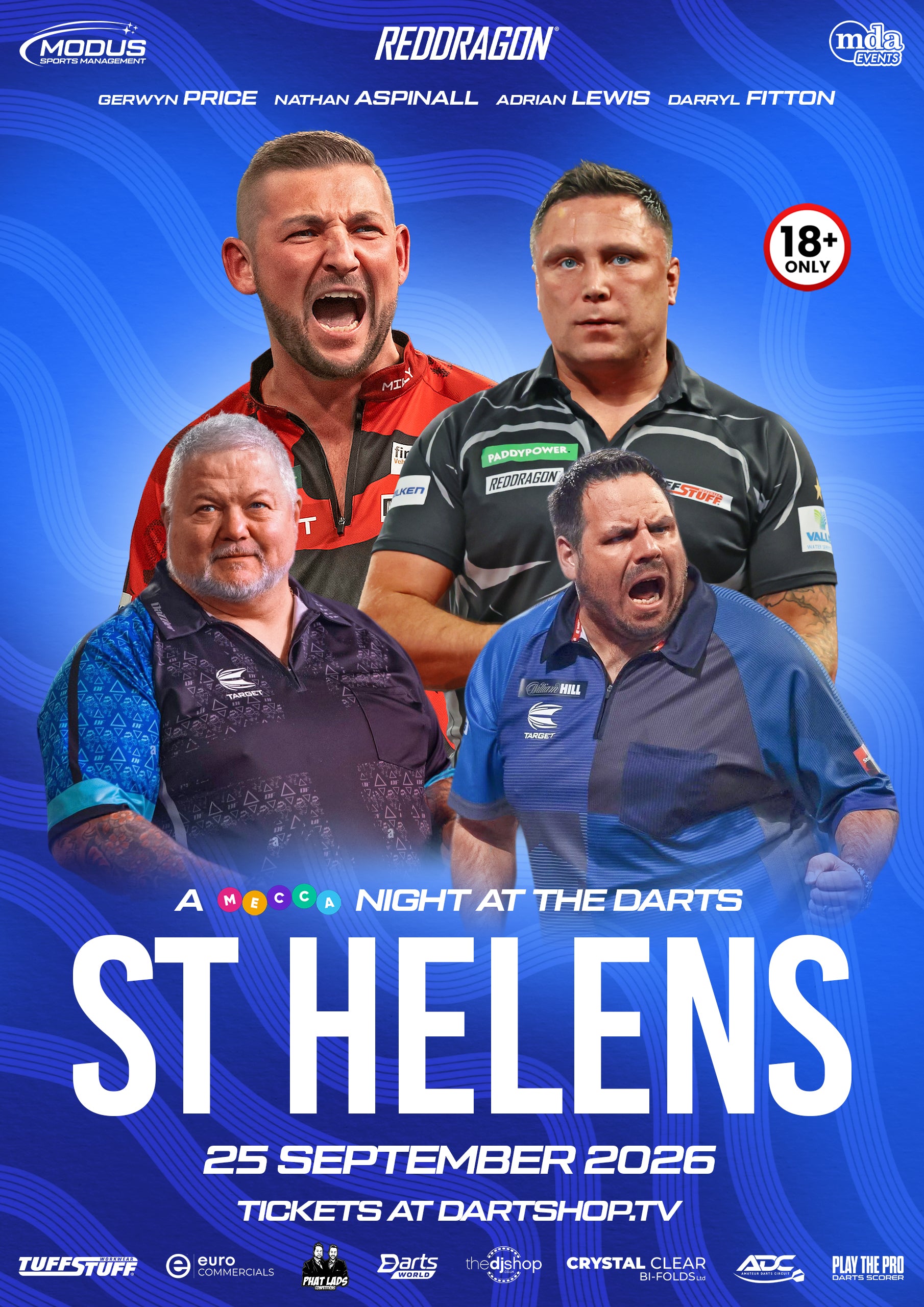 A Mecca Night at the Darts St Helens - 25th  September 2026