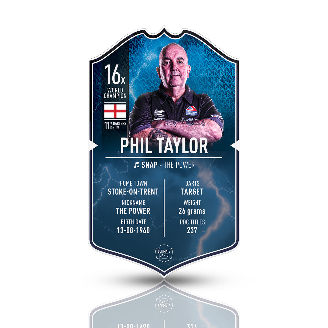 Phil Taylor Signed Ultimate Card