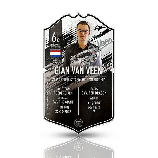 Gian Van Veen Signed Ultimate Card