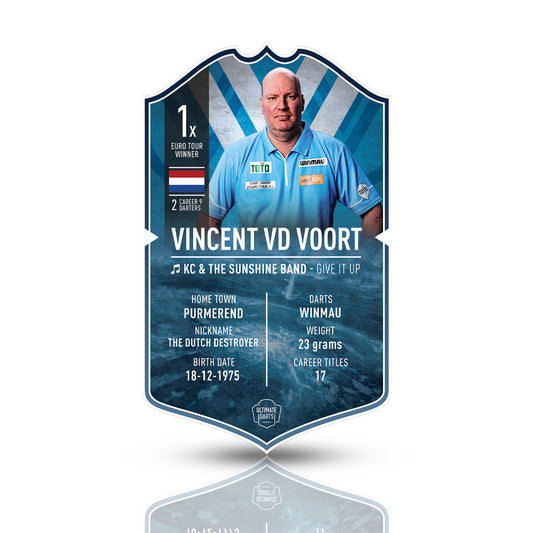 Vincent van der Voort Signed Ultimate Card – Exclusive card showcasing "The Dutch Destroyer," personally autographed for fans.