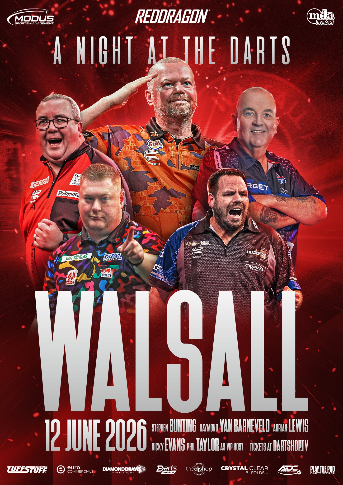 A Night at the Darts Walsall - 12th June 2026