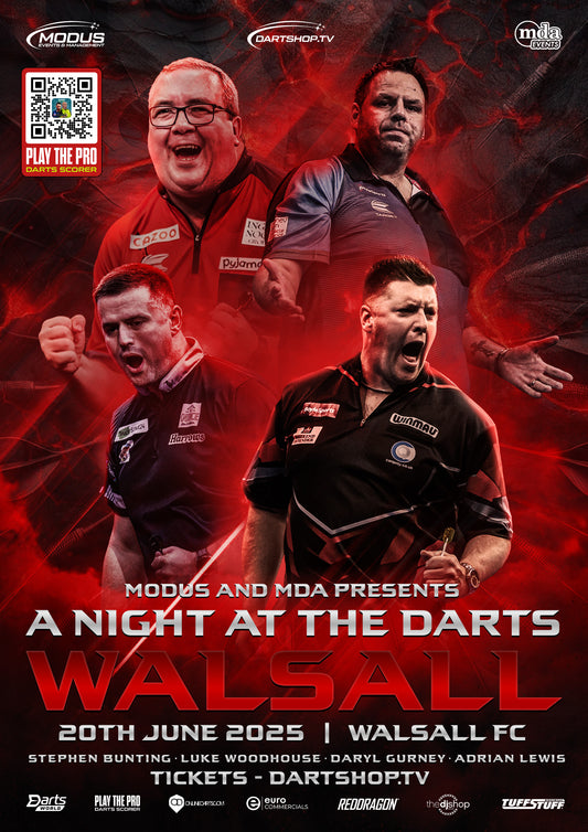 A Night at the Darts Walsall – 20th June 2025