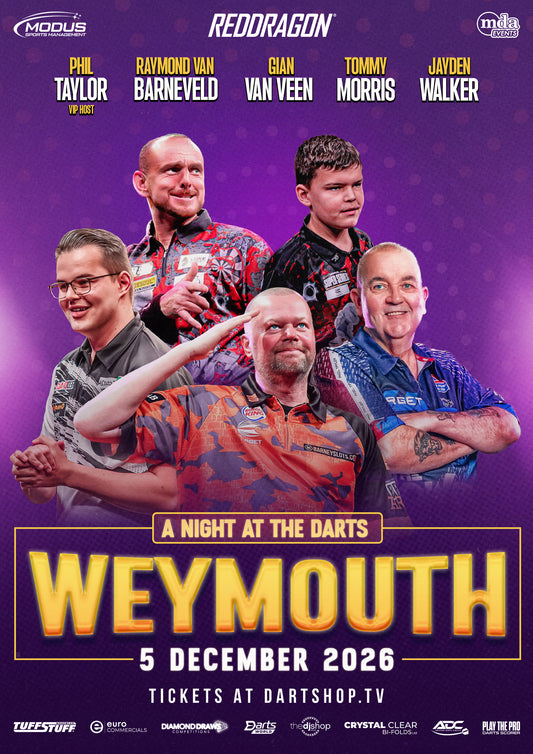 A Night at the Darts Weymouth - 5th December 2026