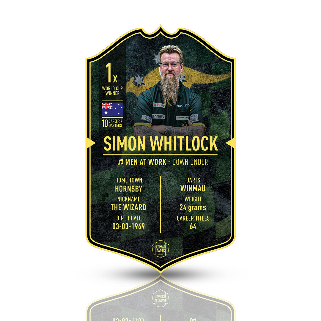 Simon Whitlock Signed Ultimate Card